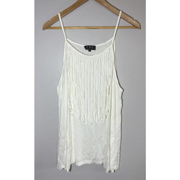 POL Fringe Tank Top Size Large New Without Tags - Picture 1 of 4